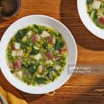 DENVER, CO - MARCH 31: Nourish: Spring Vegetable Soup photographed for Voraciously in Denver, Colorado on March 31, 2021. (Tom McCorkle for The Washington Post via Getty Images; food styling by Gina Nistico for The Washington Post via Getty Images)