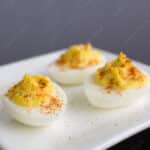 deviled eggs with smoked paprika
